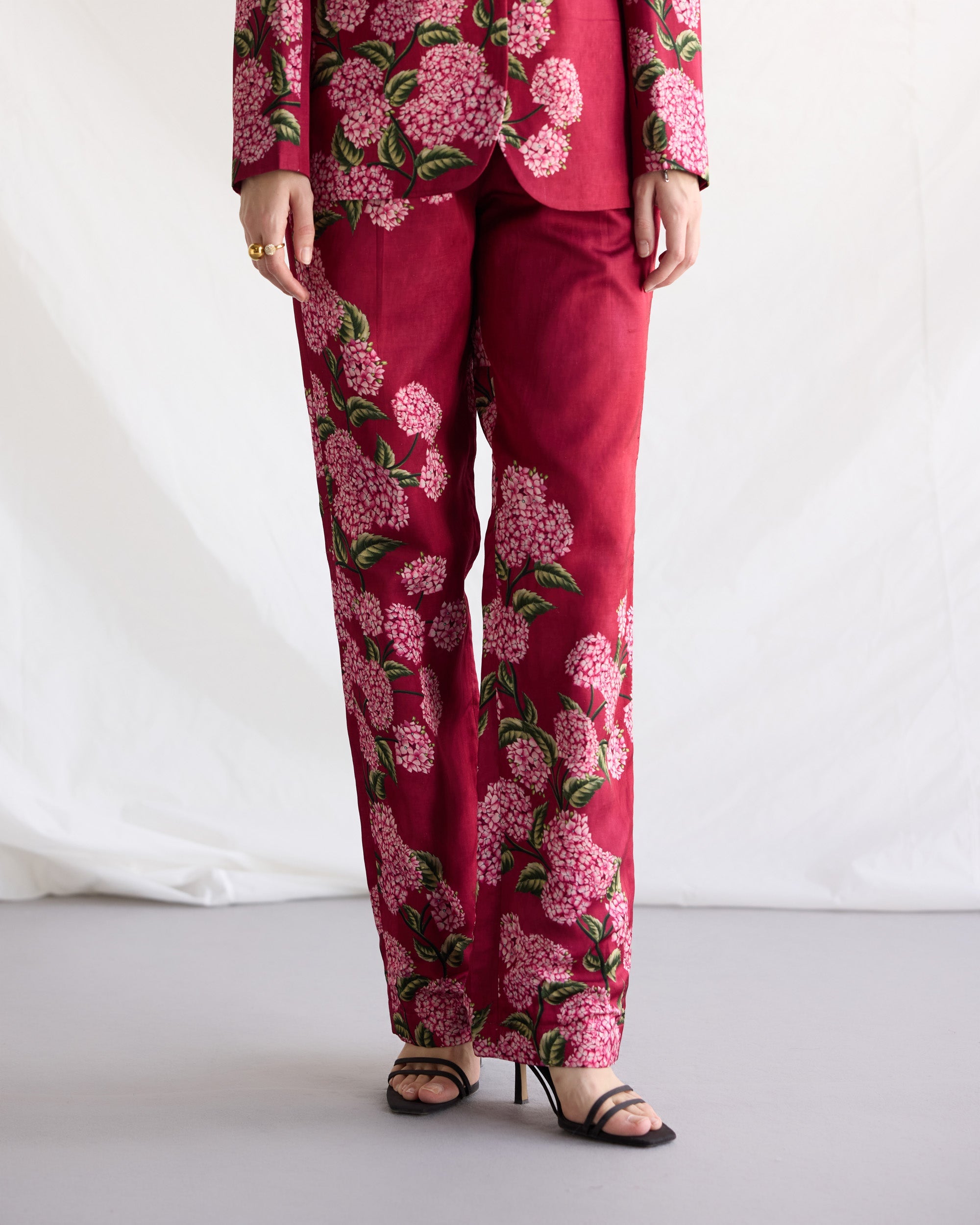 Floral print Straight Fit Pants