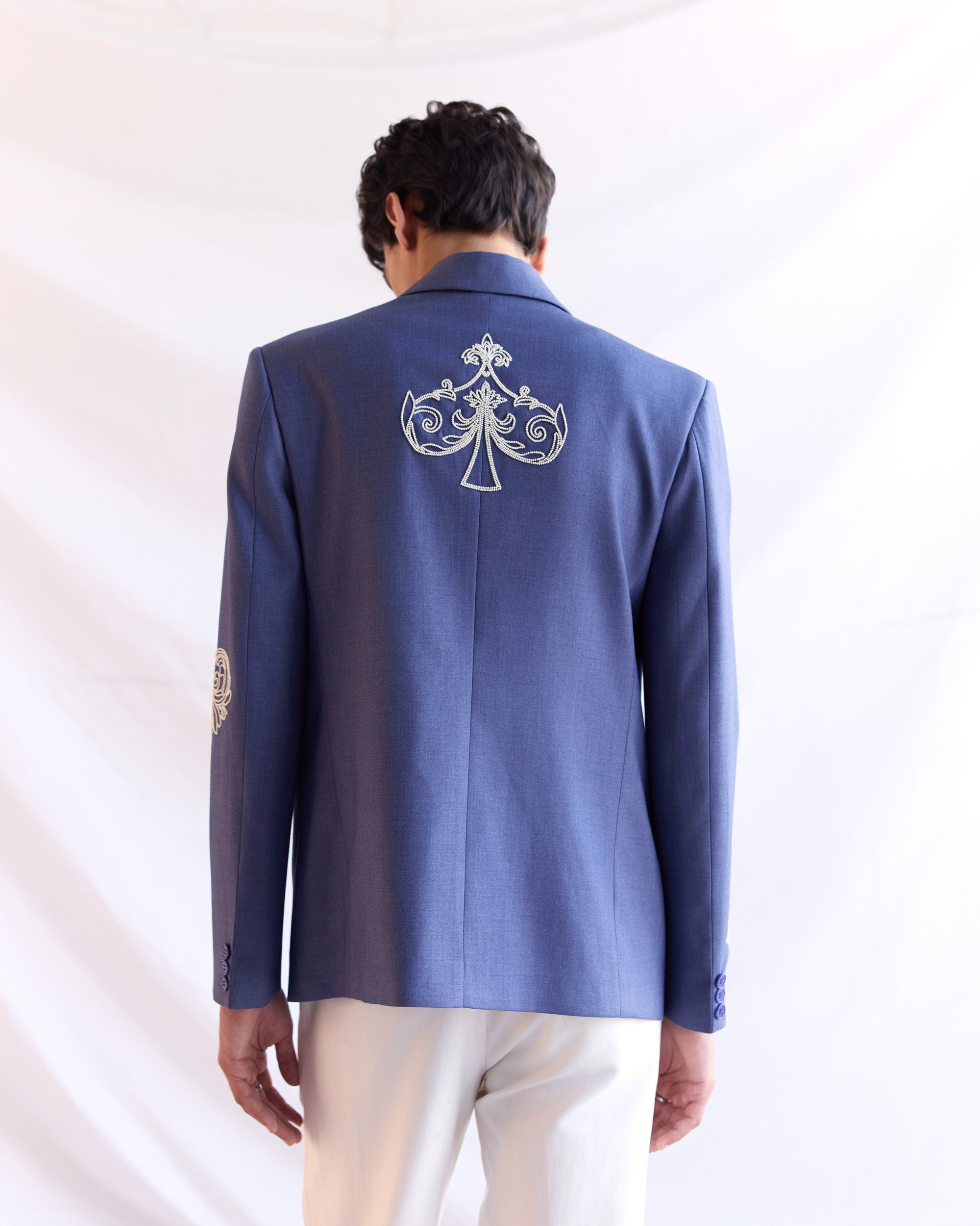 Côte d’Azur Hand Embroidered Blazer