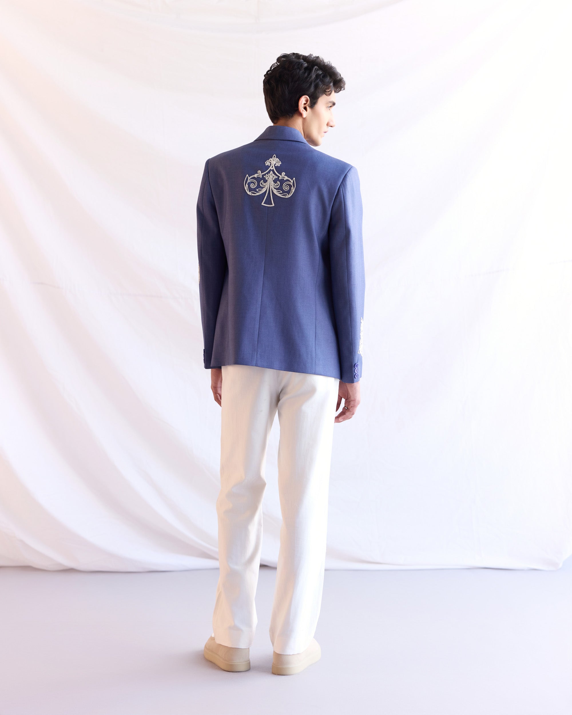 Côte d’Azur Hand Embroidered Blazer