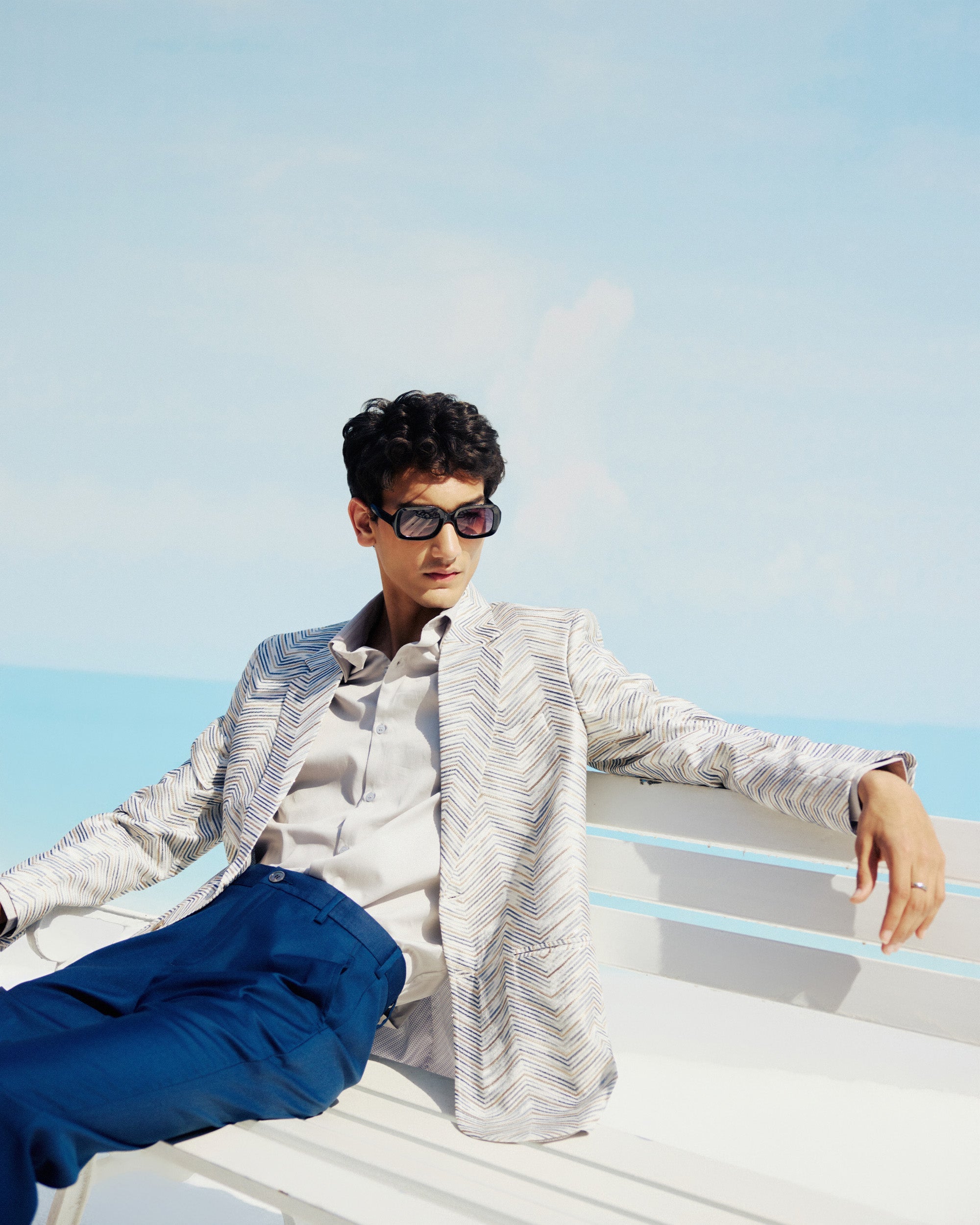 "Le Sirocco" embroidered blazer
