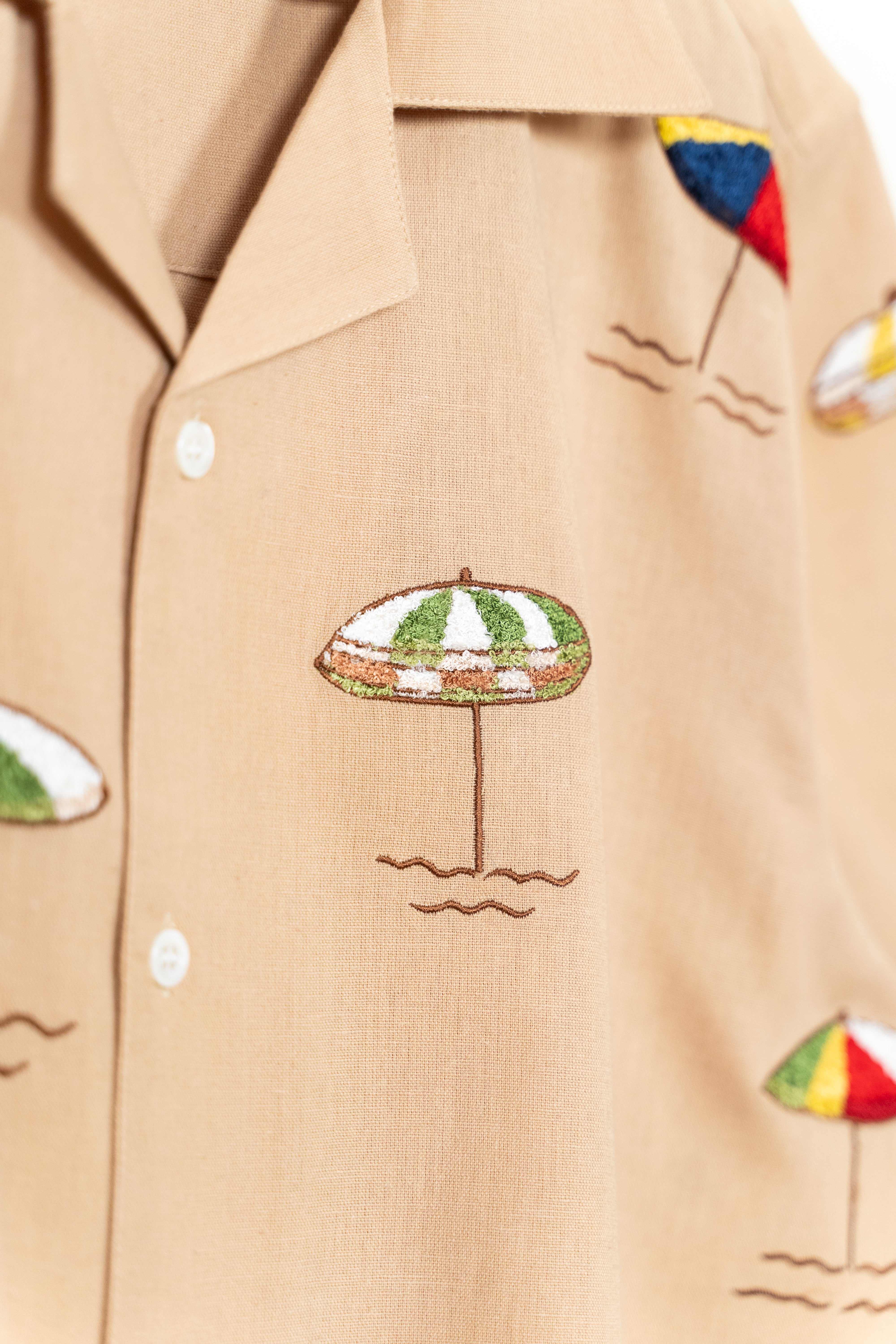 "Day at the beach" embroidered Shirt