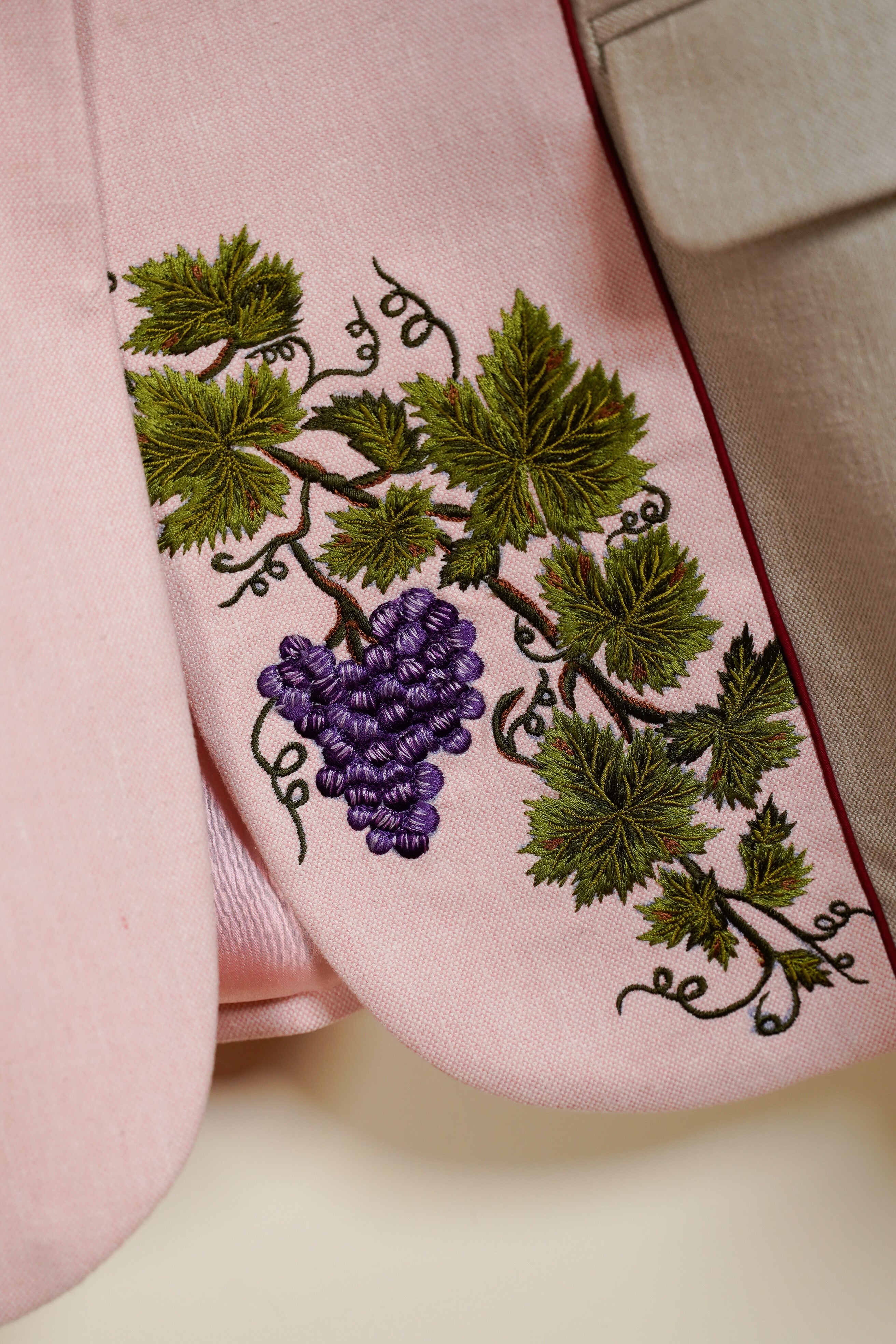 “Le Château” hand embroidered blazer