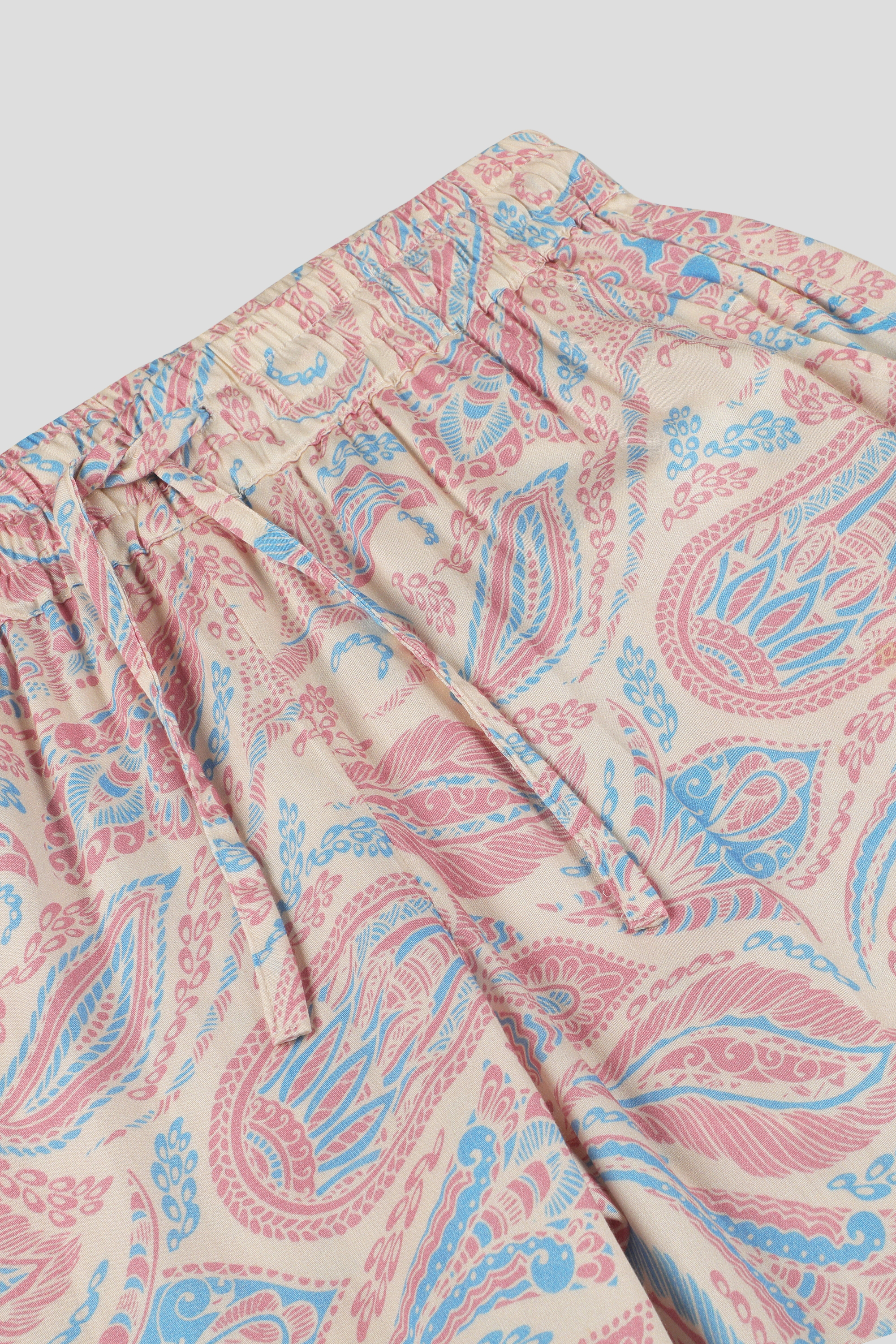 Bubblegum paisley lounge pants