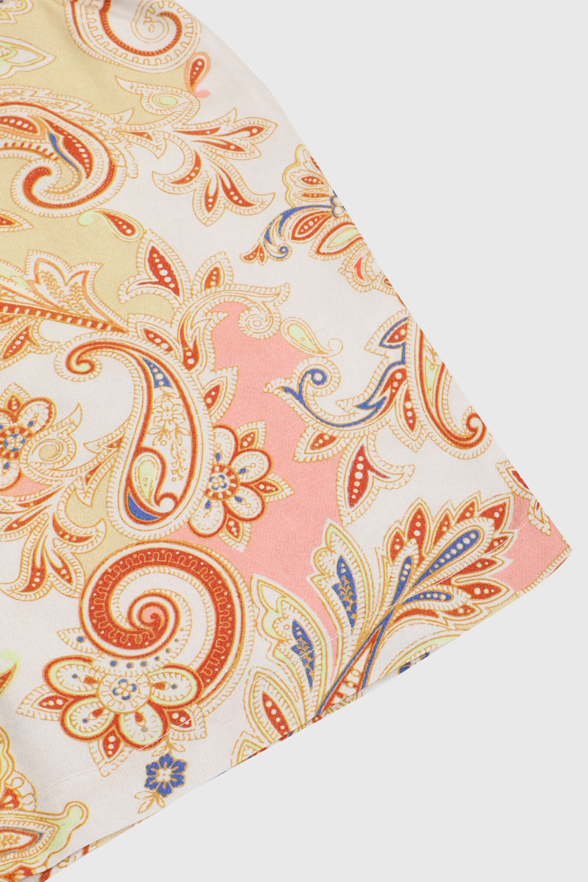 Royal paisley shorts