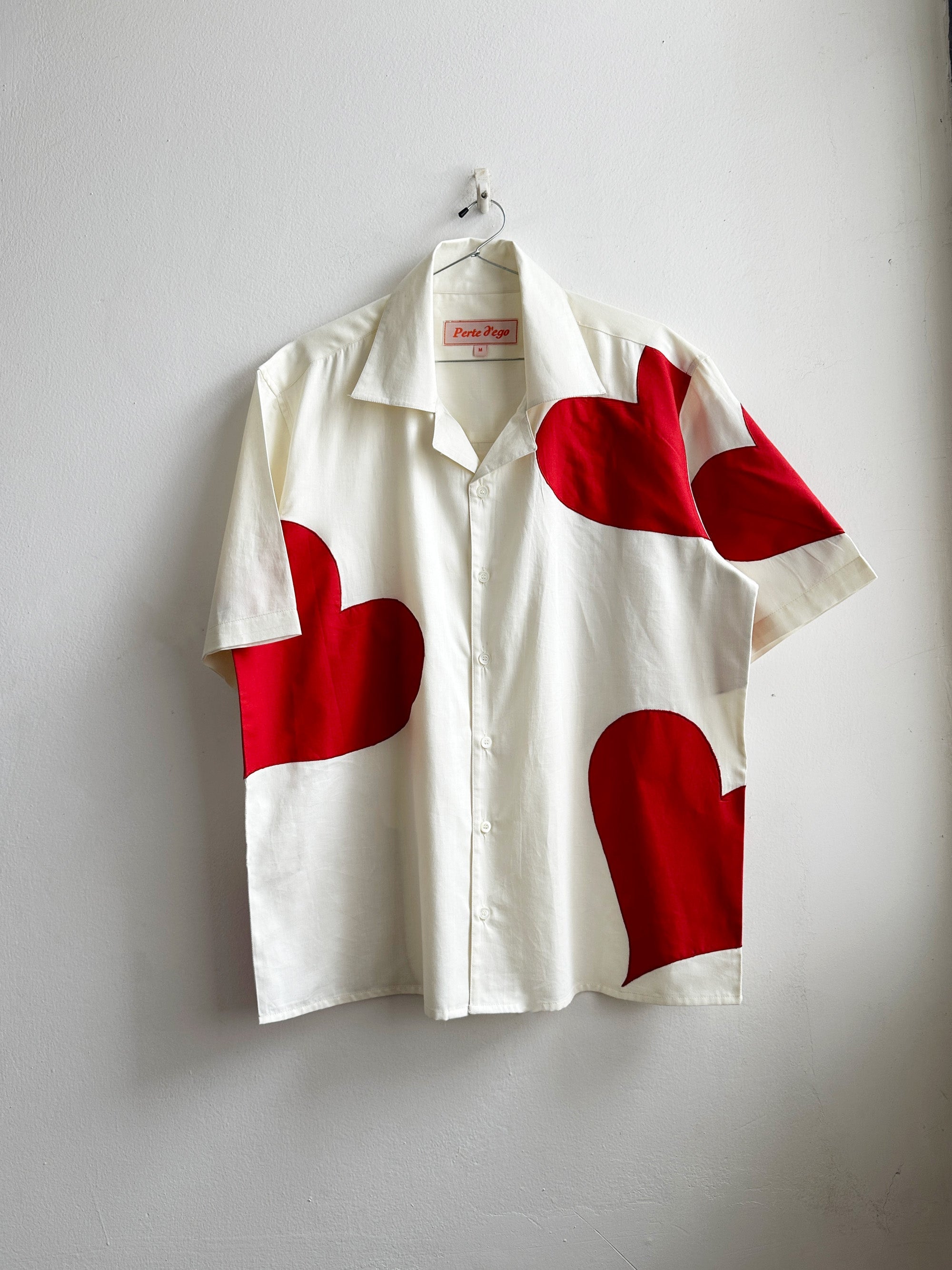 Hearts Applique Shirt | Wedding Outfit for Men