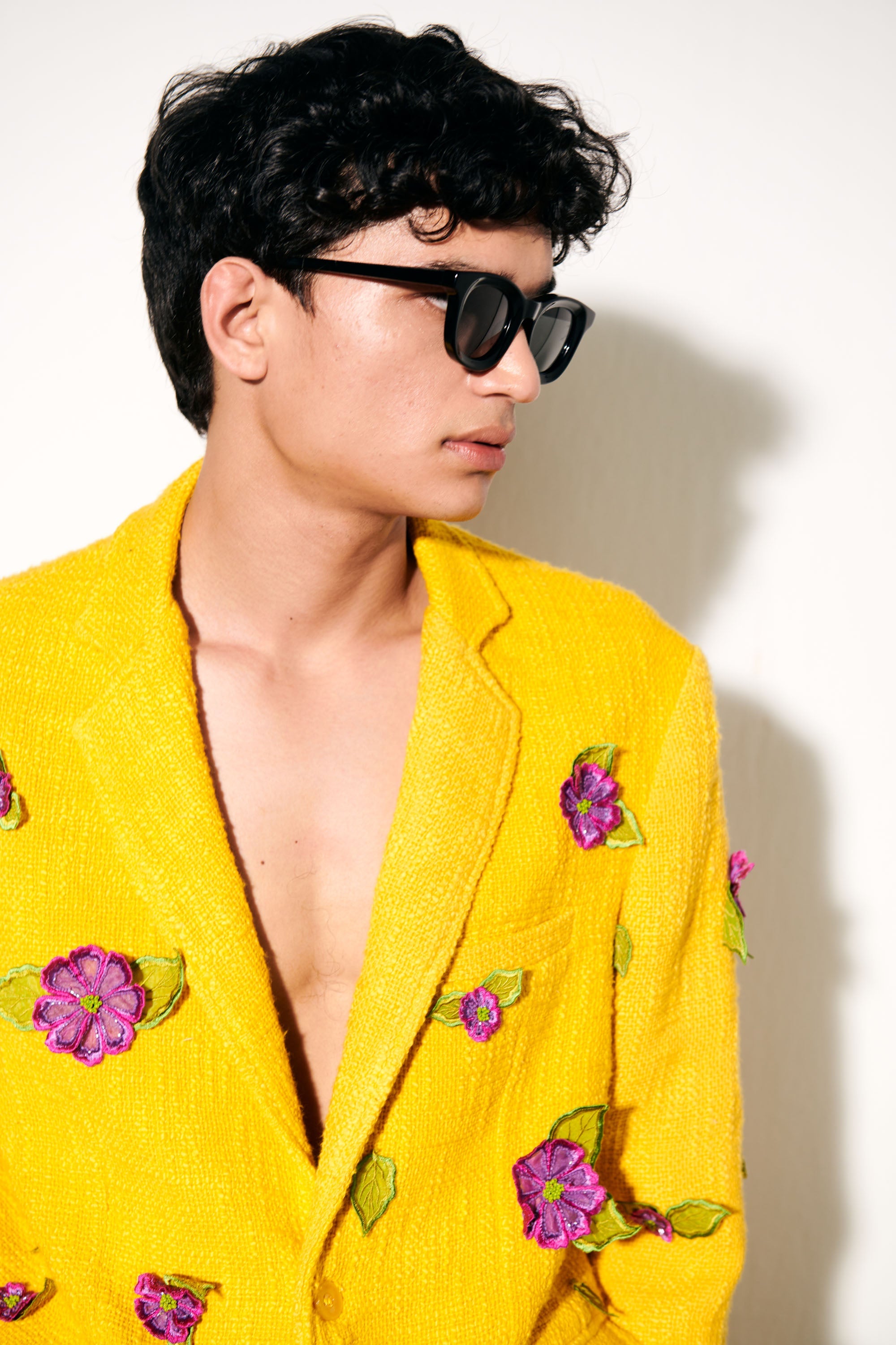 "Le Portofino" hand embroidered blazer