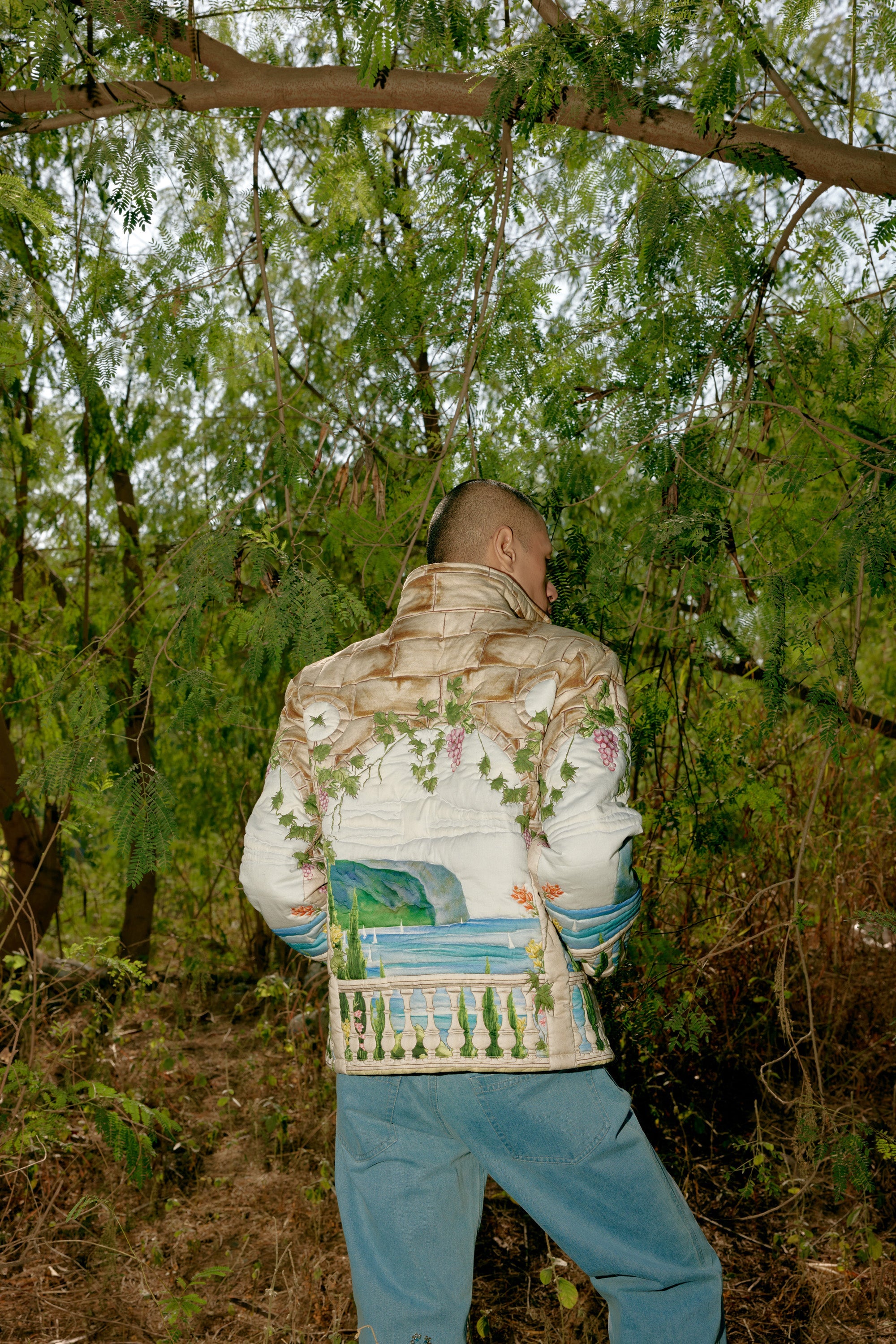 "Amalfi coast" quilted jacket