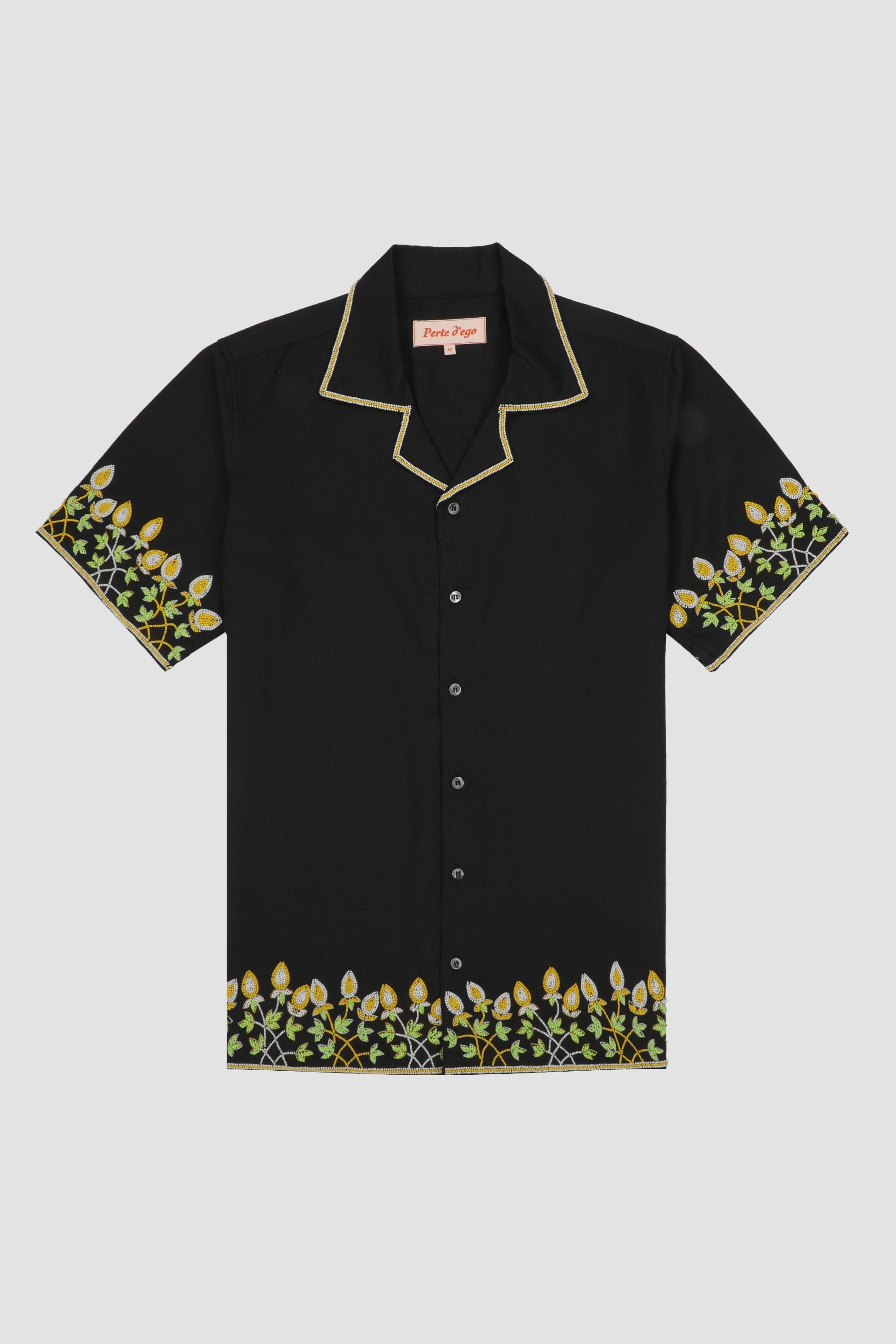 Floral beadborder shirt