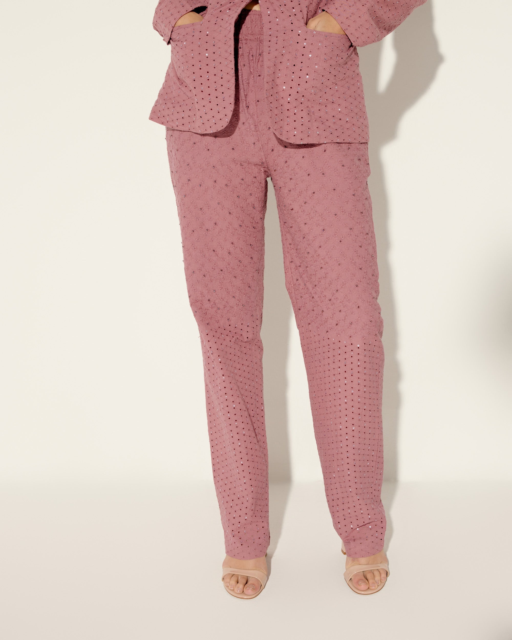 CORAL PINK LOUNGE PANTS
