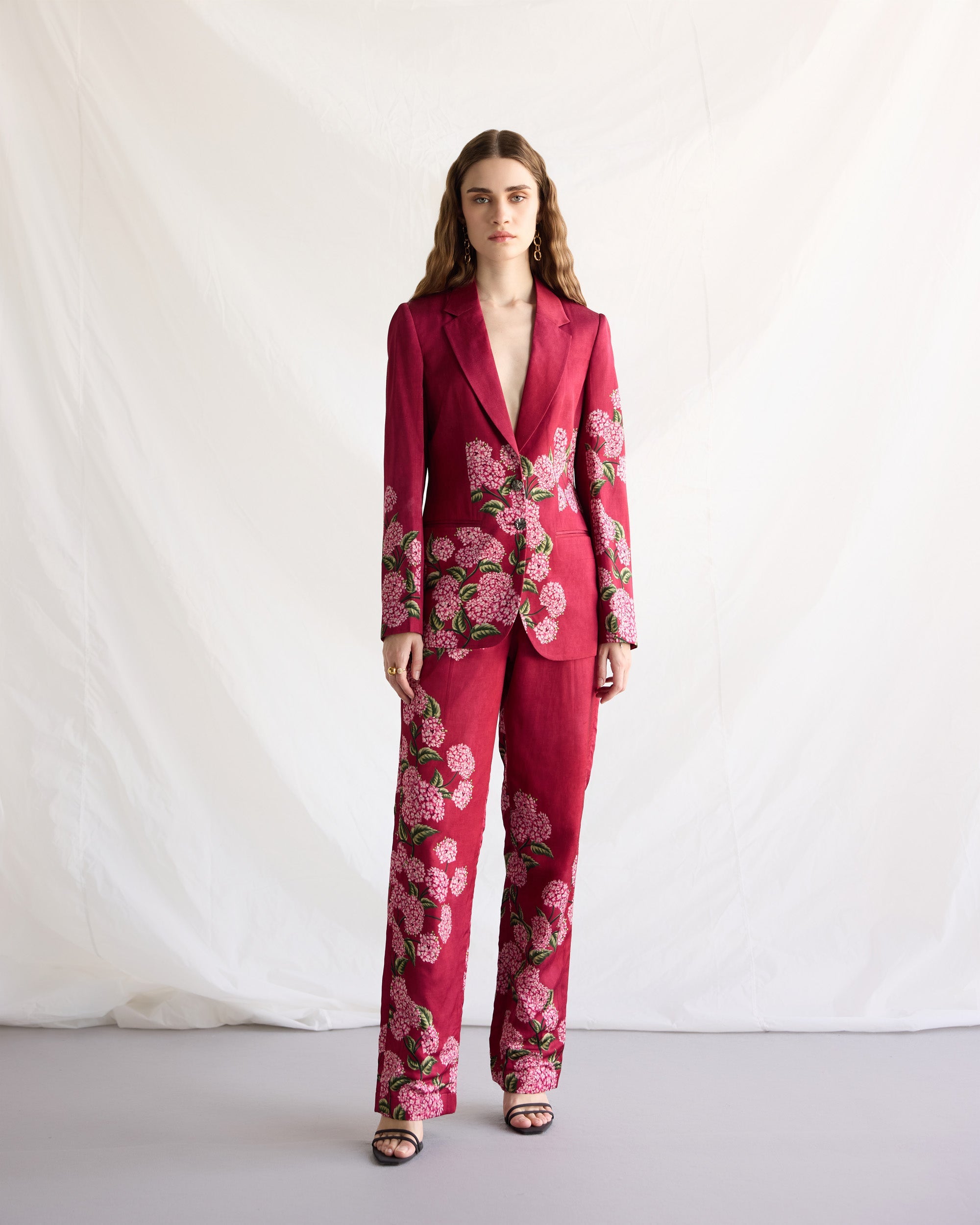 Floral Printed Blazer
