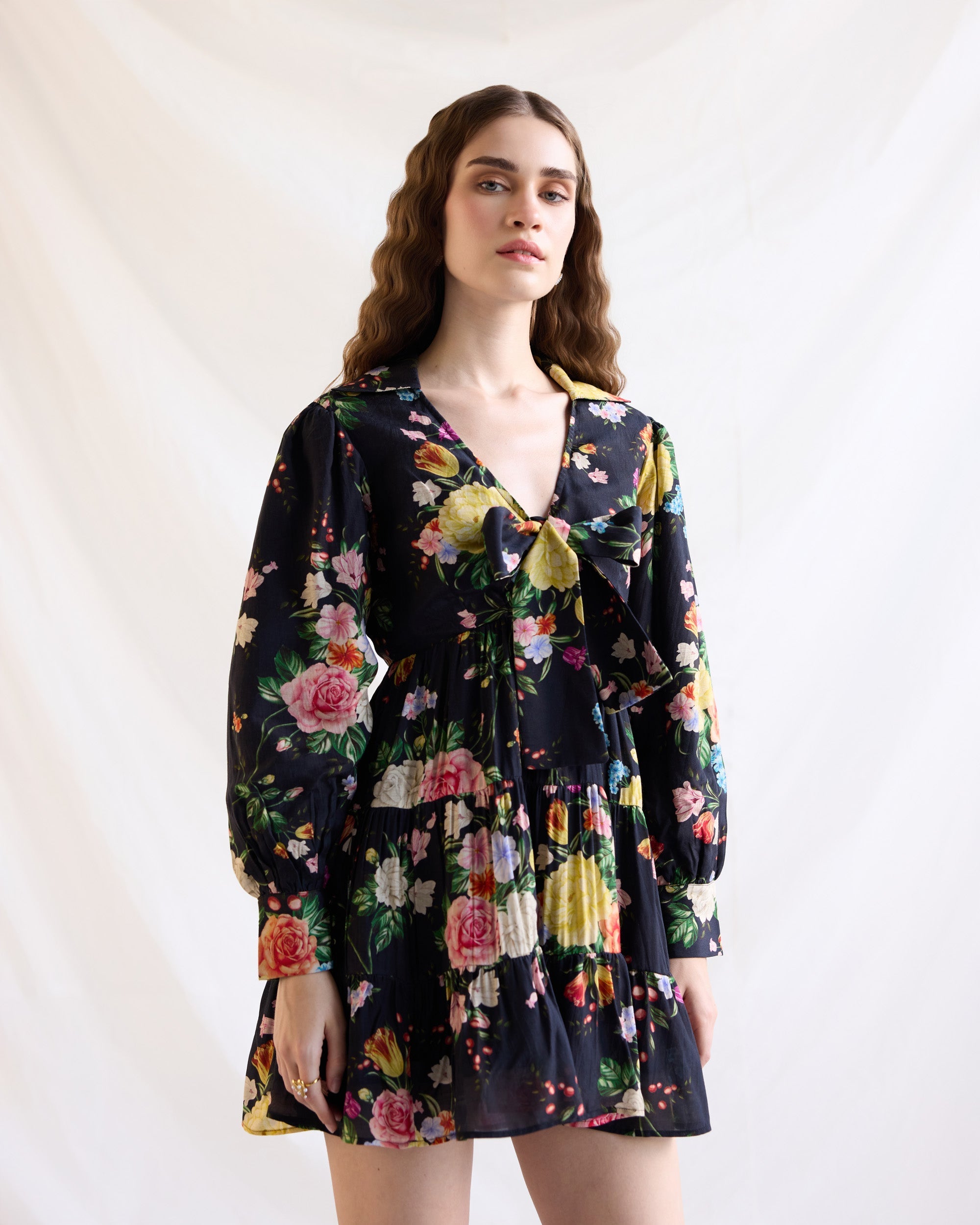 Vintage victorian knot dress