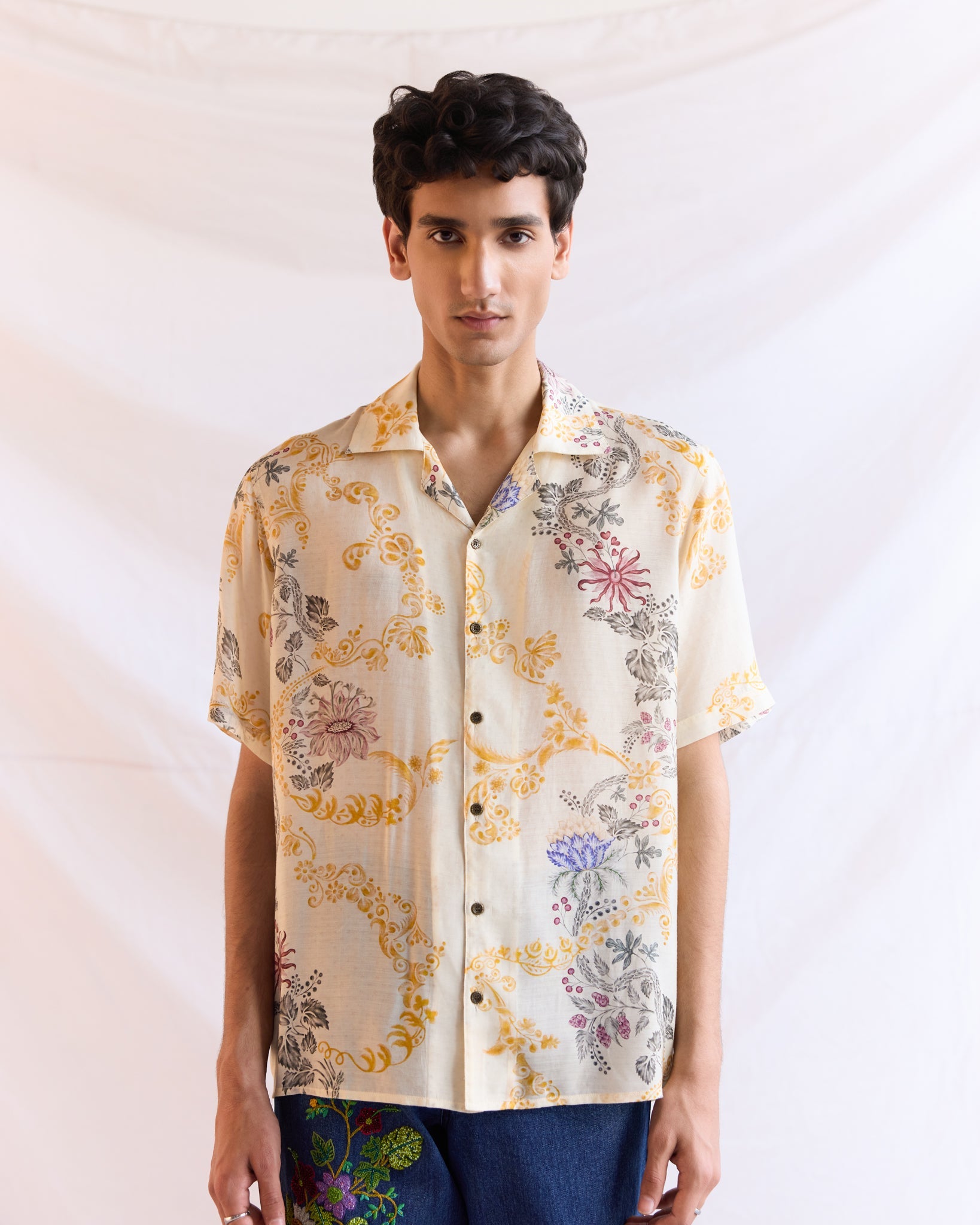 "Florentine" half sleeves shirt