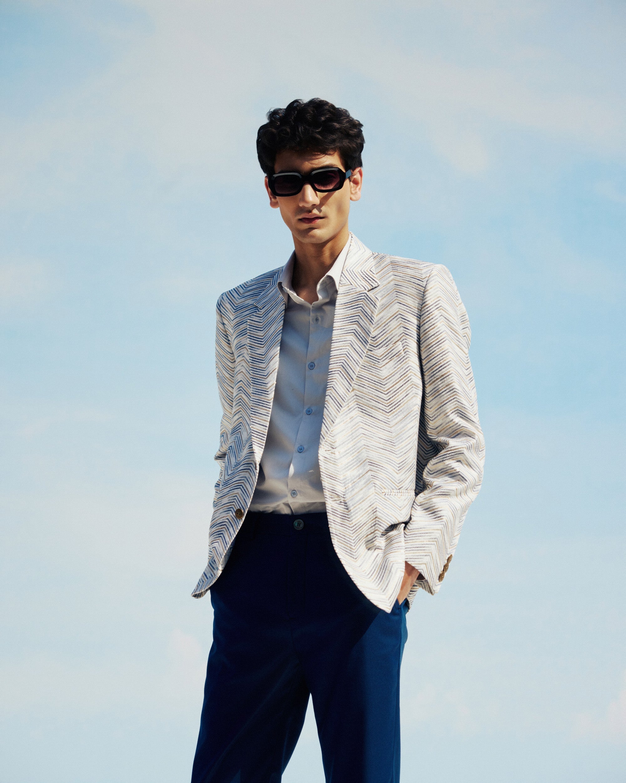 "Le Sirocco" embroidered blazer