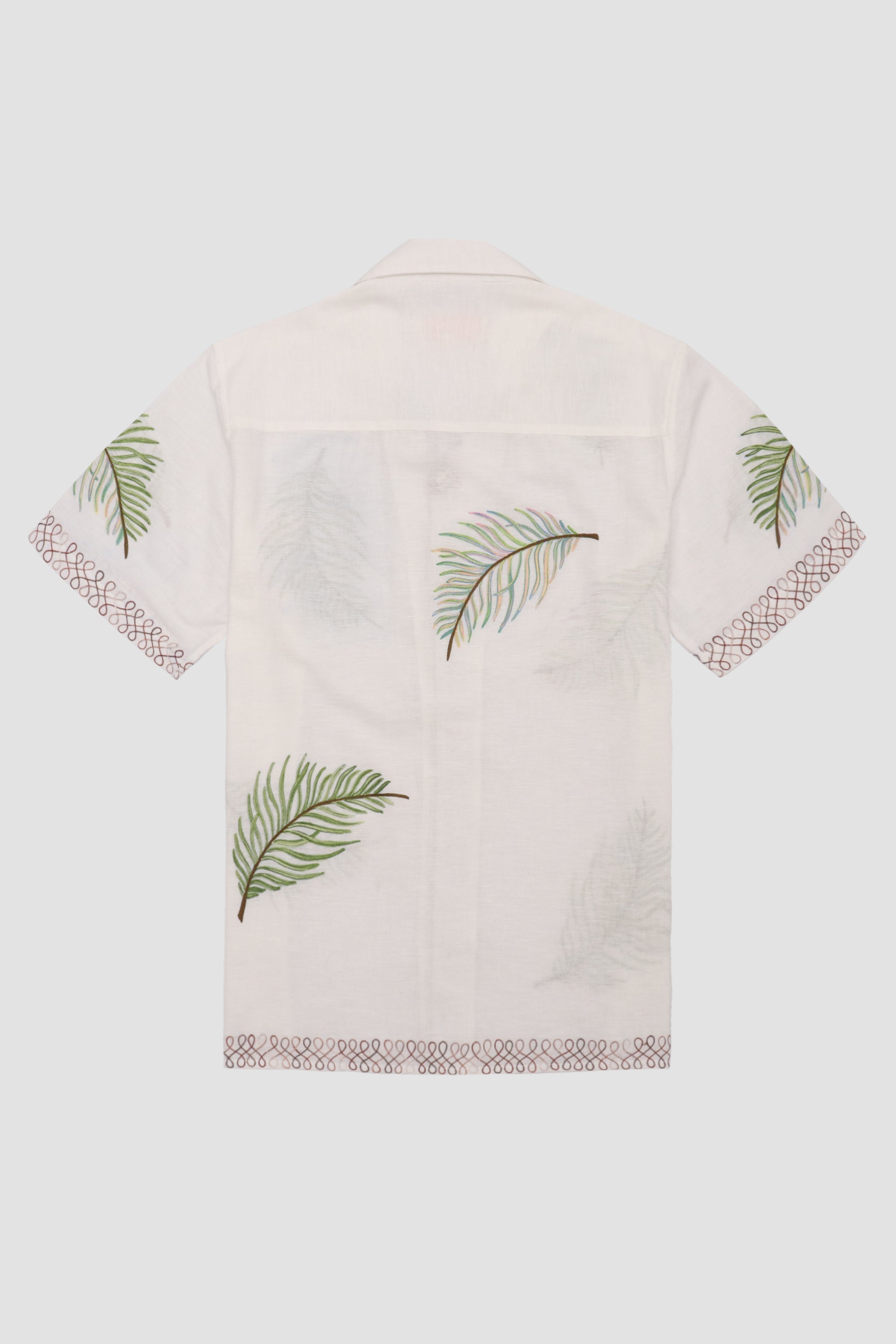 "Le Palm" embroidered Shirt