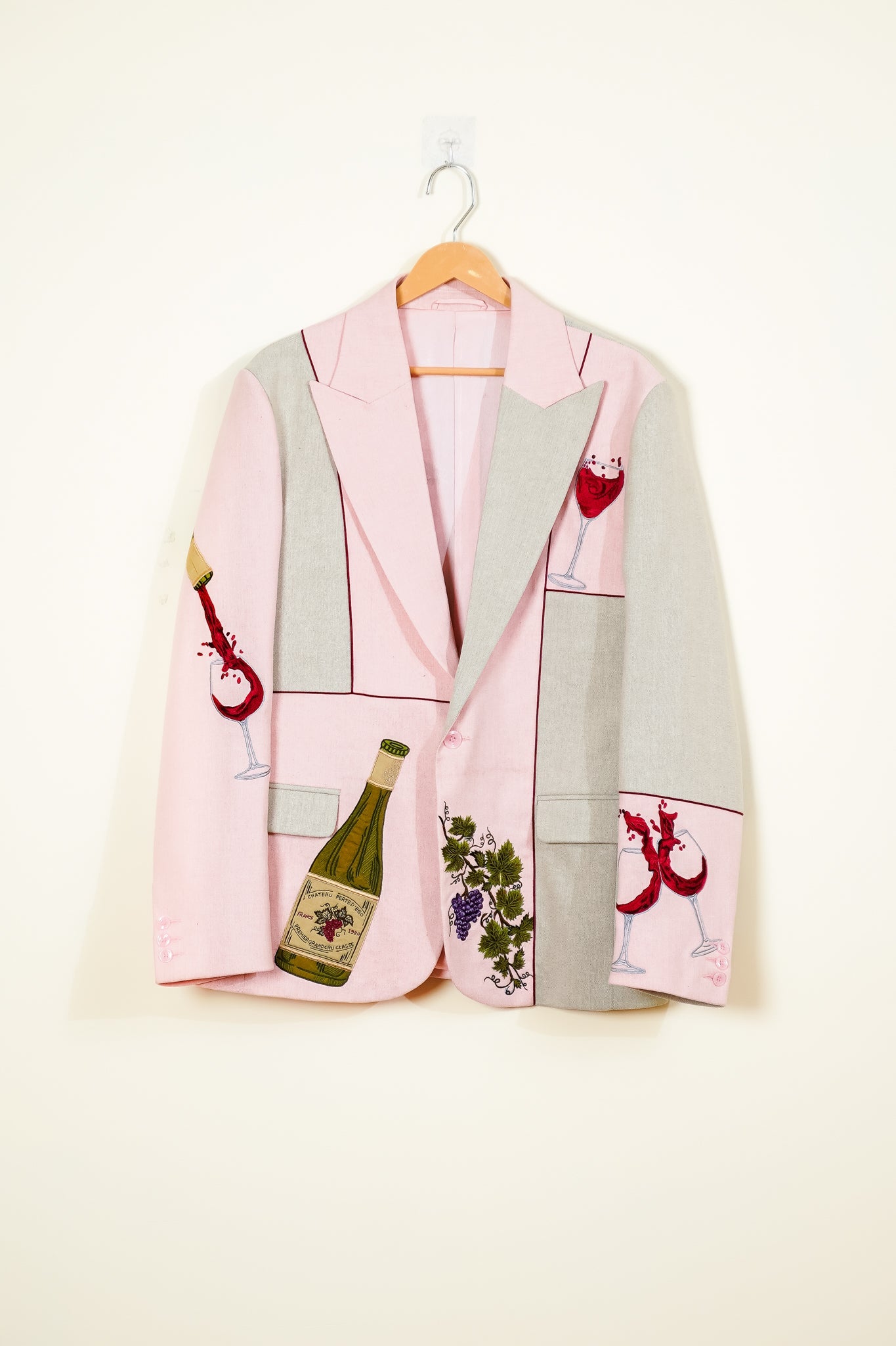 “Le Château” hand embroidered blazer