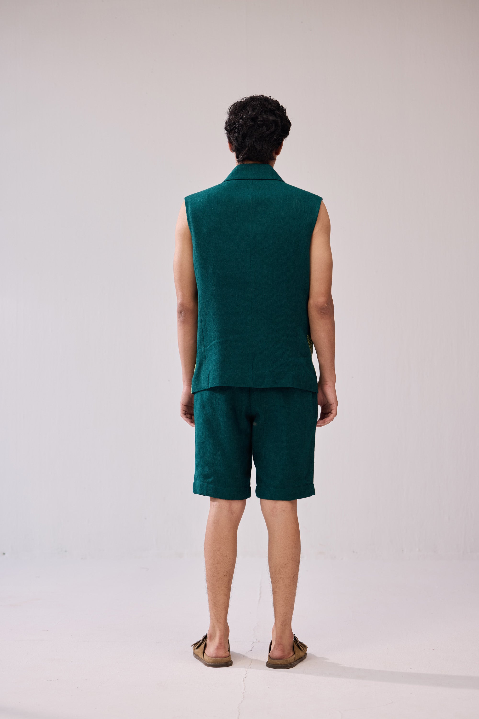Casual shorts- Emerald green