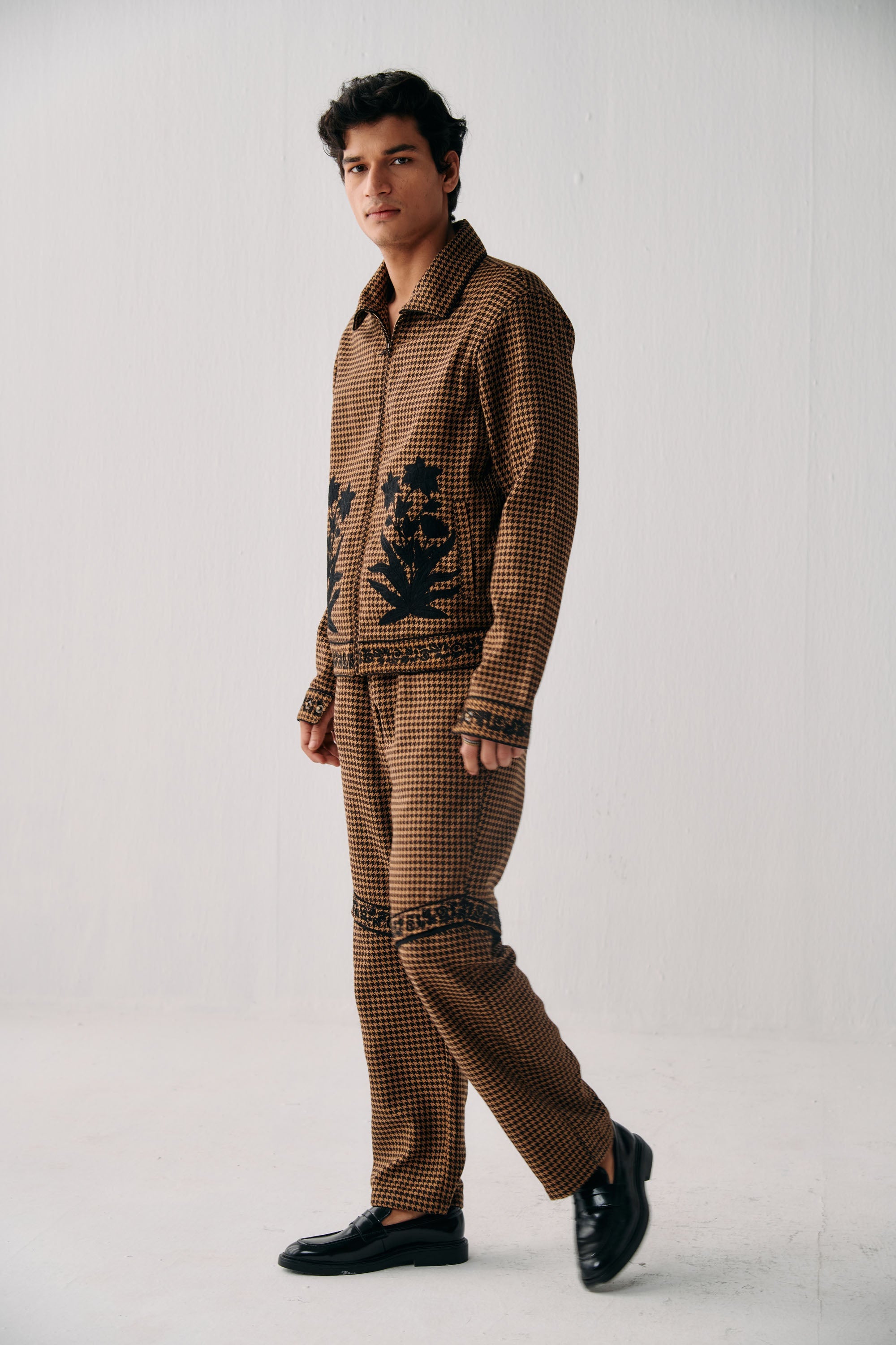 Gulmarg hand embroidered woolen jacket