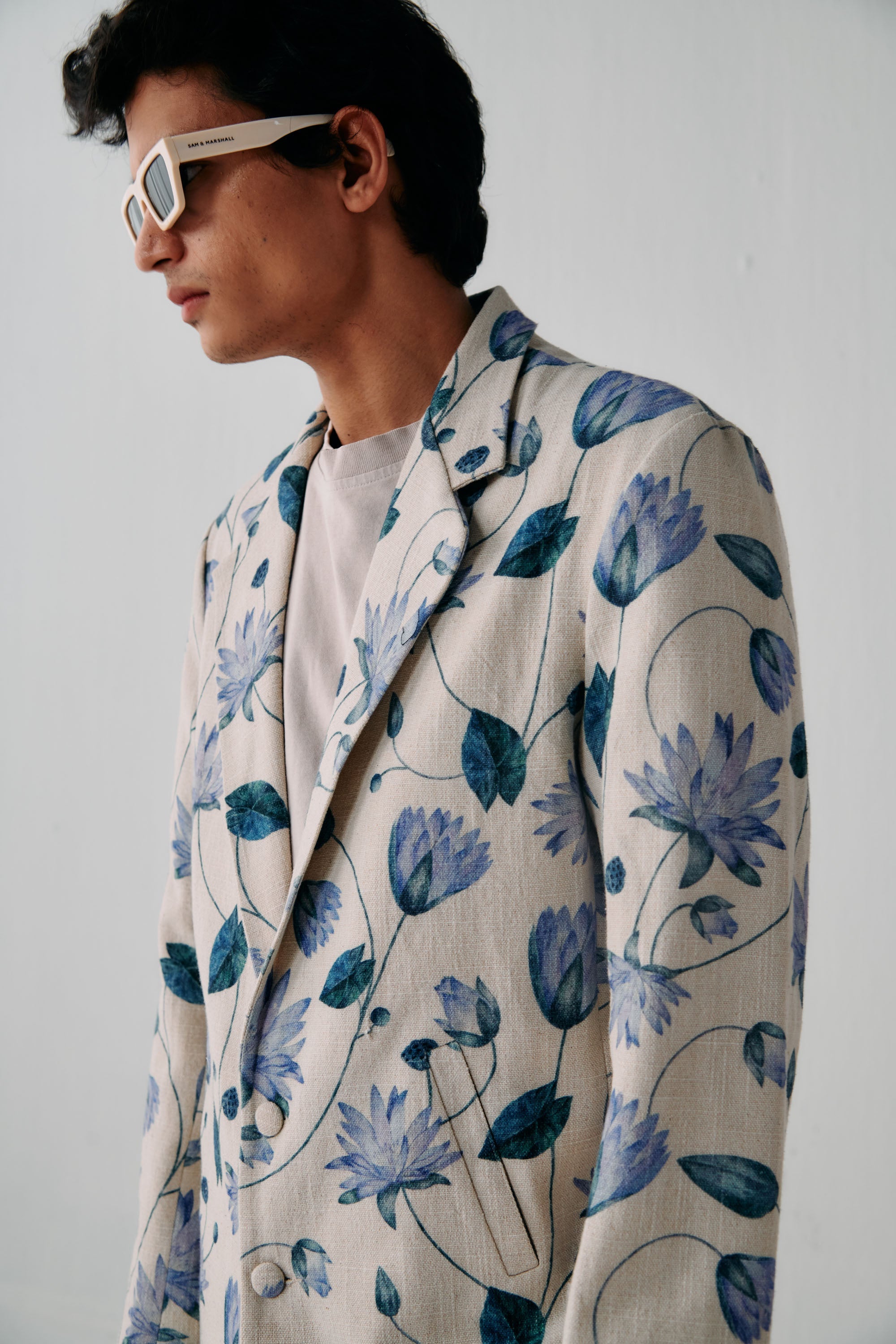 "Fifth Avenue" textured overcoat