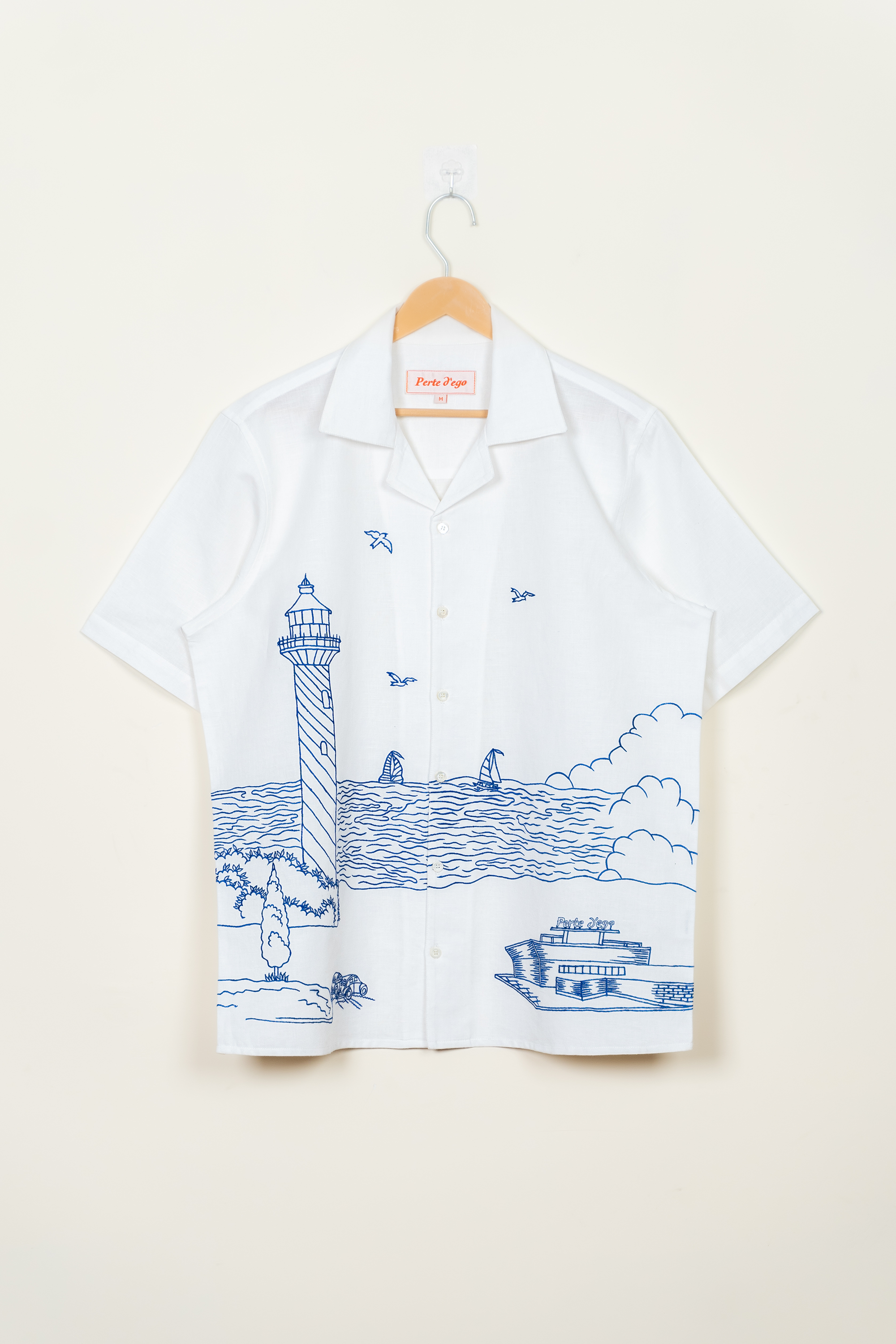 "Day at the harbor" embroidered Shirt SS25