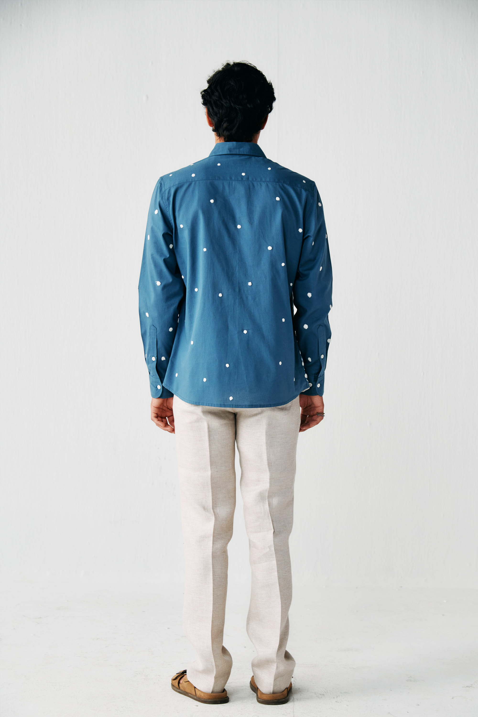 "Snow day" embroidered shirt